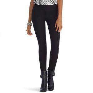 White House Black Market ‘Side Stripe Legging’ Ponte Knit Pants in Black Size XS